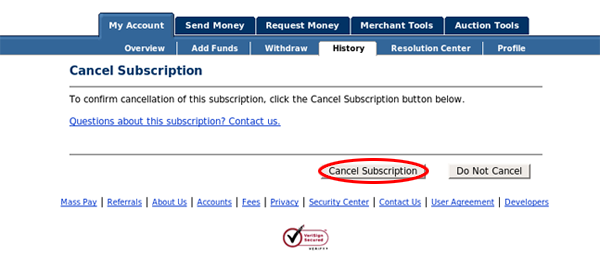 callnote cancel subscription